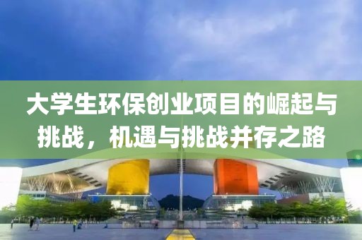 大学生环保创业项目的崛起与挑战，机遇与挑战并存之路