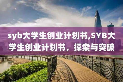 syb大学生创业计划书,SYB大学生创业计划书，探索与突破