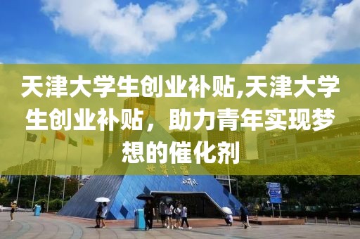 天津大学生创业补贴,天津大学生创业补贴，助力青年实现梦想的催化剂