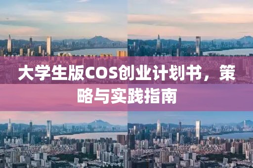 大学生版COS创业计划书，策略与实践指南