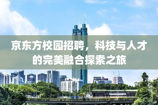 京东方校园招聘，科技与人才的完美融合探索之旅