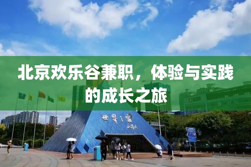 北京欢乐谷兼职，体验与实践的成长之旅