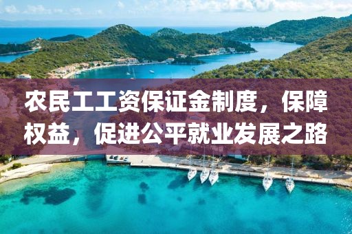 农民工工资保证金制度，保障权益，促进公平就业发展之路