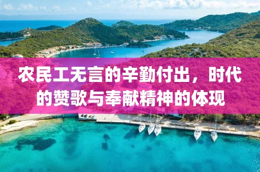 农民工无言的辛勤付出，时代的赞歌与奉献精神的体现